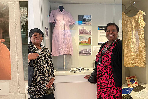 Councillors at the ''Becoming Us' exhibition at St Albans Museum 