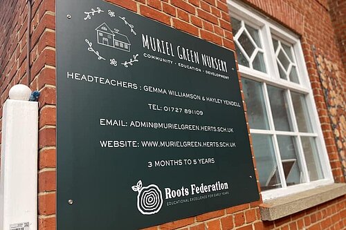 Muriel Green Nursery sign. Credit: Facebook